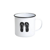 Retro Kitchen - Enamel Mug - Thongs