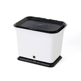 Full Circle - Fresh Air Kitchen Compost Collector (White/Grey)