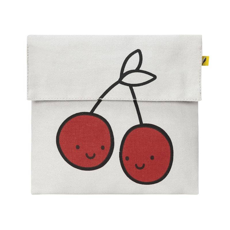 Fluf - Flip Snack Sack - Red Cherries