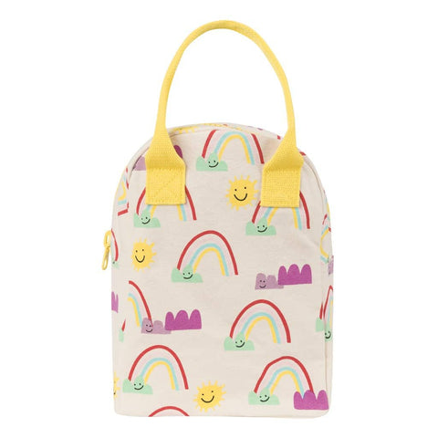 Fluf - Zipper Lunch Bag - Rainbow
