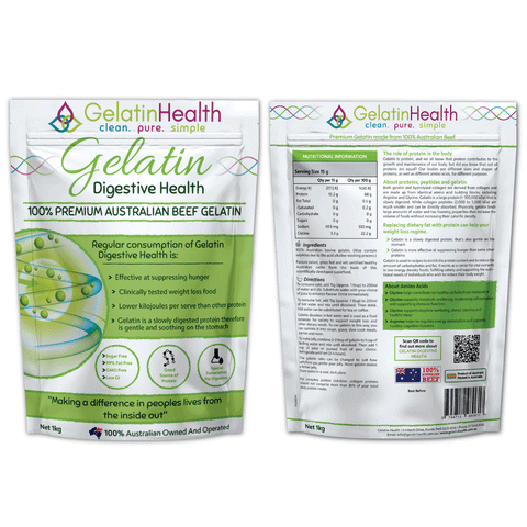 Gelatin Health - Food Grade Gelatin (500g)