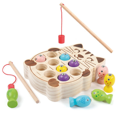Bare & Co. - Wooden Toy - Magnetic Fishing Board