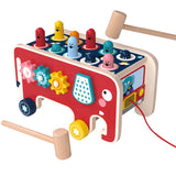 Bare & Co. - Wooden Toy - Elephant Whack-a-Mole with Xylophone