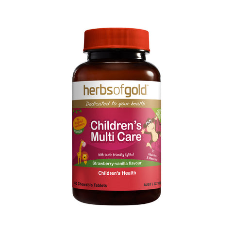 Herbs of Gold - Children's Multi Care Chewable (60 Tablets)