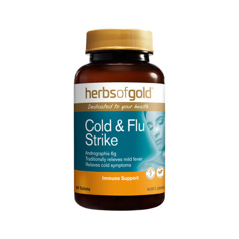 Herbs of Gold - Cold and Flu Strike (60 tablets)