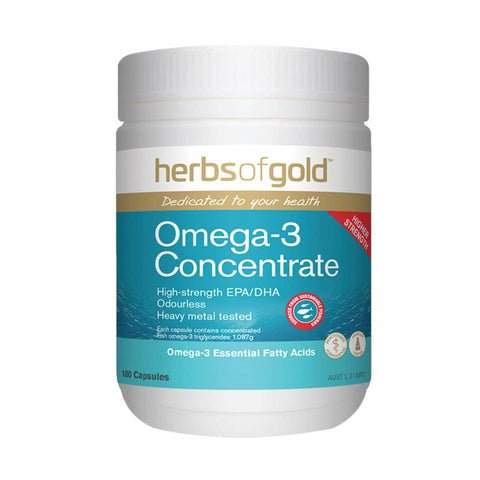 Herbs of Gold - Omega-3 Concentrate (100 capsules)