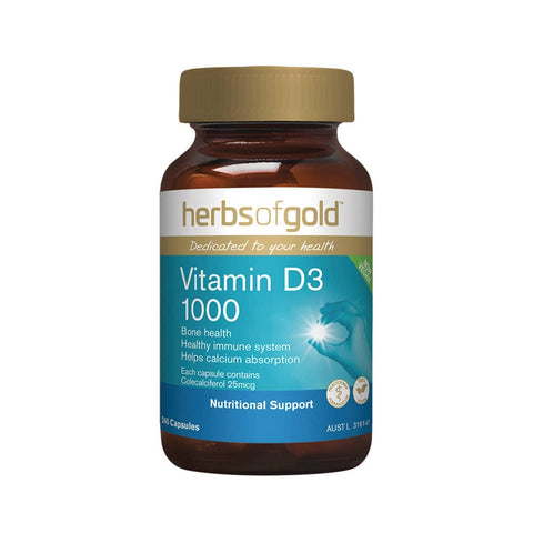 Herbs of Gold - Vitamin D3 1000 (240 capsules)