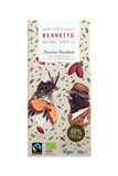 Bennetto Natural Food Co. - Organic and Fairtrade Dark Chocolate - Toasted Hazelnut (100g)