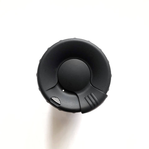 Bare & Co. - Reusable Coffee Cup with Plug Lid - Black (12oz/340ml)