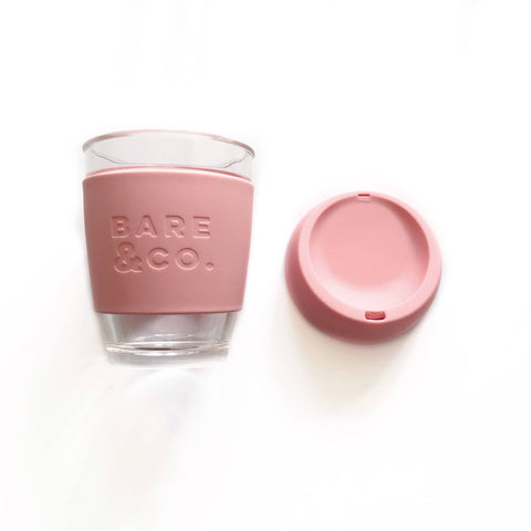 Bare & Co. - Reusable Coffee Cup - Pink (12oz/340ml)
