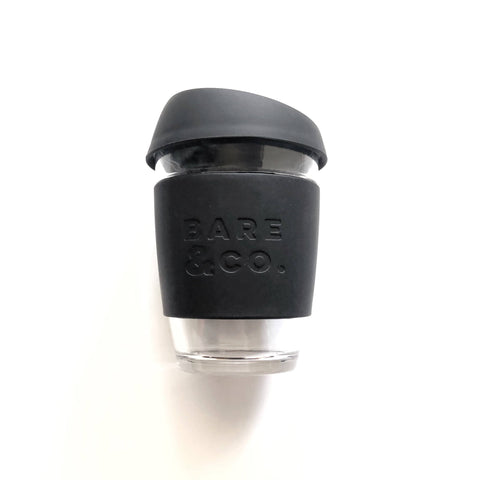 Bare & Co. - Reusable Coffee Cup - Black (12oz/340ml)