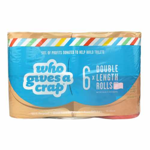 Who Gives Crap 3 Ply Toilet Paper 6 Pack