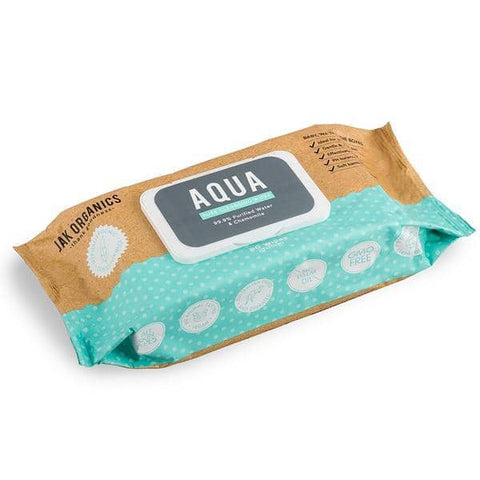 Jak Organics - Aqua Pure Cleansing Wipes (80 pack)