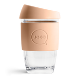JOCO - 可重复使用的玻璃杯 - 琥珀色（特小 6 盎司）