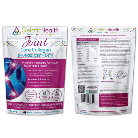Gelatin Health - Joint Care Collagen (450g)