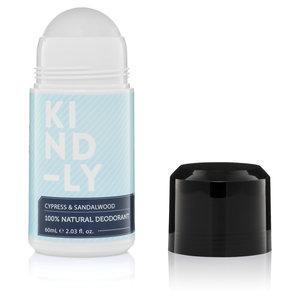 KIND-LY - Natural Deodorant - Cypress and Sandalwood (60ml)