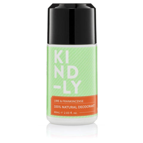 KIND-LY - Natural Deodorant - Lime and Frankincense (60ml)
