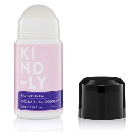 KIND-LY - Natural Deodorant - Rose and Geranium (60ml)