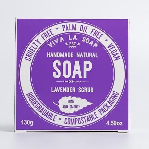 Viva La Body - Scrub Soap Bar - Lavender Tone and Smooth (130g)