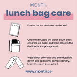 MontiiCo Medium Insulated Lunch Bag - Sharks