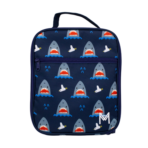 MontiiCo Large Insulated Lunch Bag - Shark