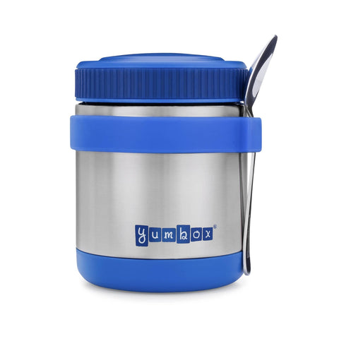 Yumbox - Zuppa Thermal Food Jar For Hot Lunch - 14oz with Spoon (Blue)
