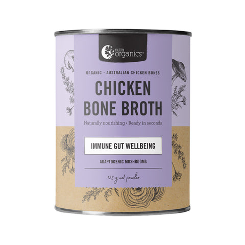 Nutra Organics - Bone Broth - Chicken - Adaptogenic Mushroom (125g)