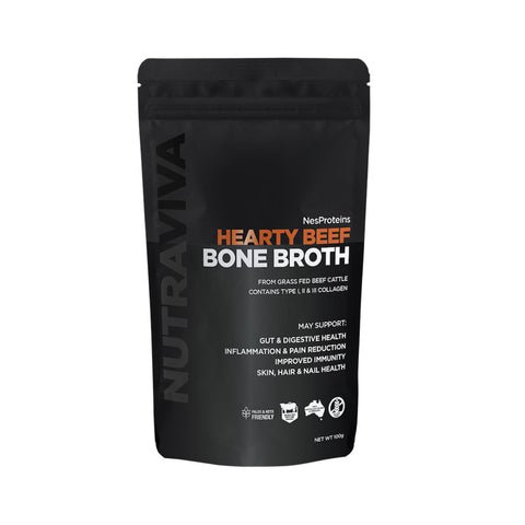 NutraViva - NesProteins Bone Broth - Hearty Beef (100g)