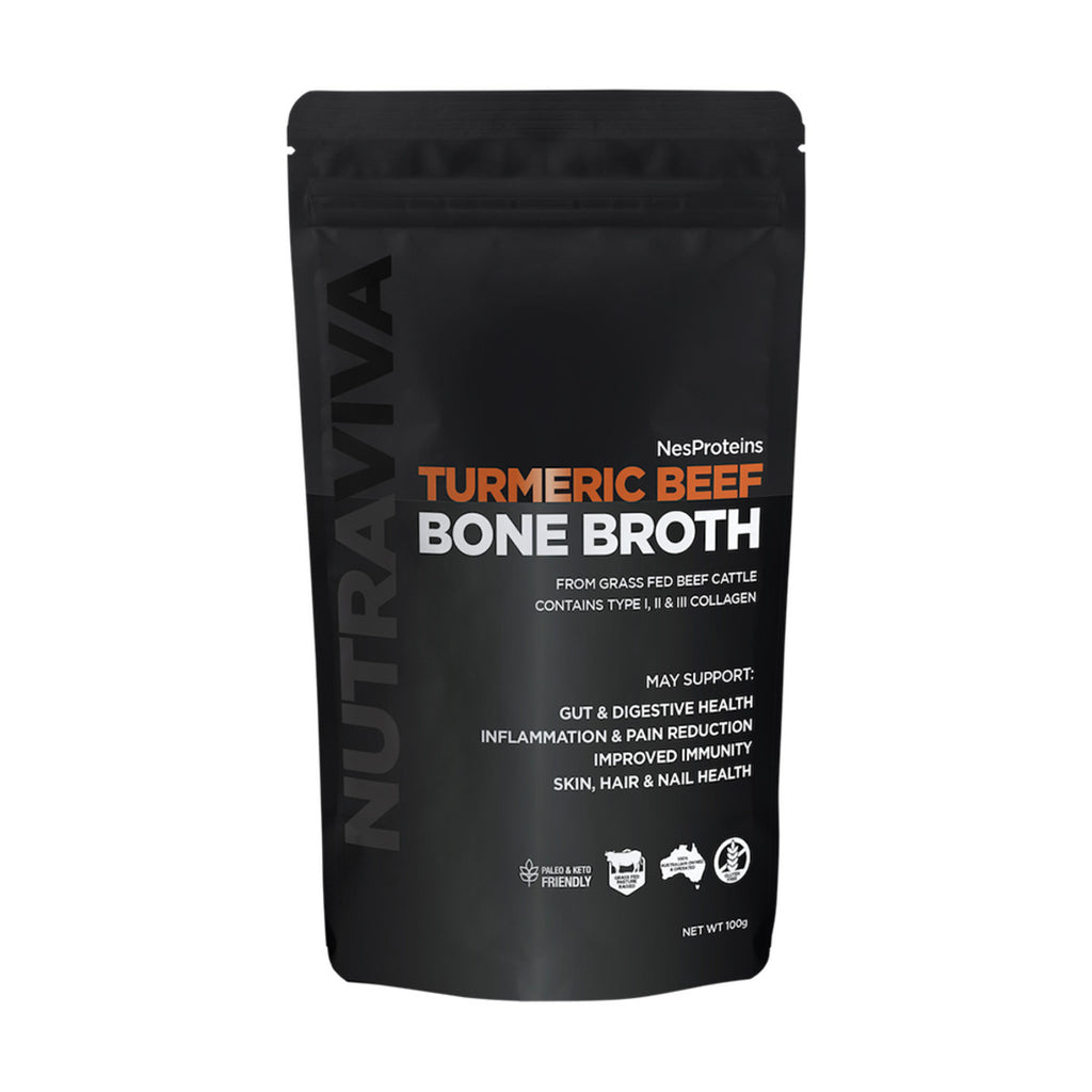 NutraViva - NesProteins Bone Broth - Turmeric Beef (100g)