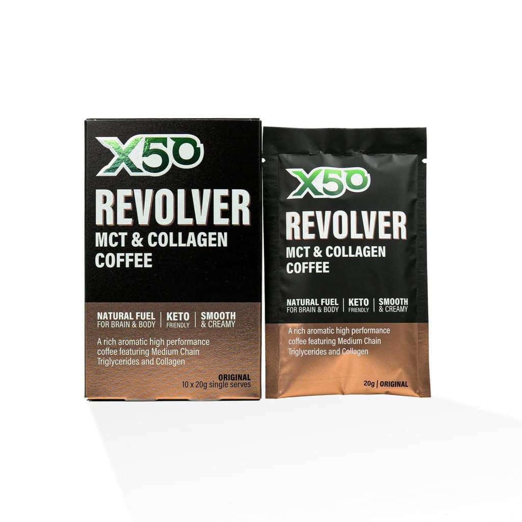 X50 - Revolver MCT and Collagen Coffee - Original (10 x 10g)