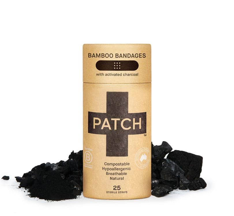 Patch -  Bamboo Bandages - Bites and Splinters with Activated Charcoal (25 pack)