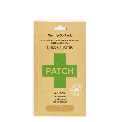Patch - On-the-Go Bamboo Bandages - Burns and Blisters (4 pack)