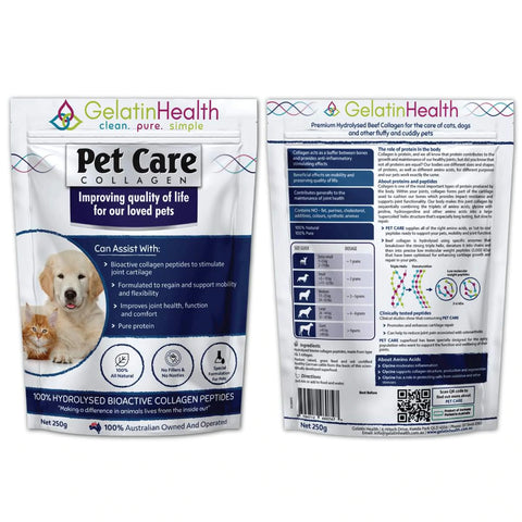 Gelatin Health - Pet Care Collagen (250g)