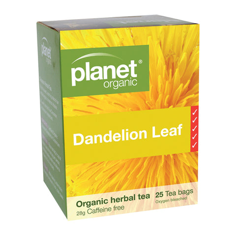 Planet Organic - Herbal Tea Bags - Dandelion Leaf (25 Teabags)