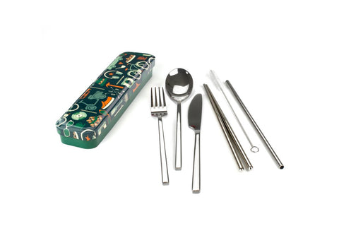 Retro Kitchen - Carry Your Cutlery Set - Retro Man