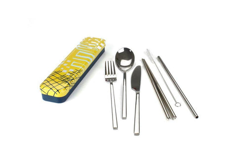 Retro Kitchen - Carry Your Cutlery Set - Abstract