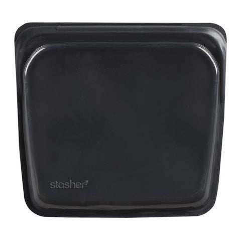 Stasher - Plastic-Free Sandwich Bag - Obsidian