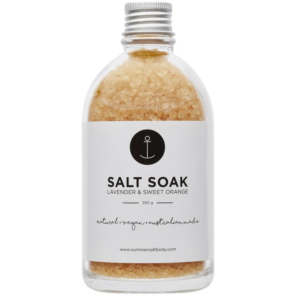 Summer Salt Body - Salt Soak - Lavender and Sweet Orange (350g)