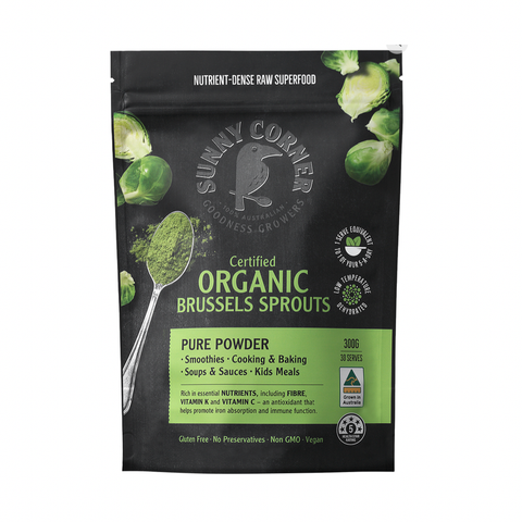 Sunny Corner - Certified Organic Powder Blend - Brussel Sprouts (150g)