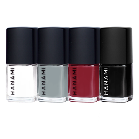 Hanami - TEN FREE Nail Polish Mini Collection - Noir (4 x 9ml)