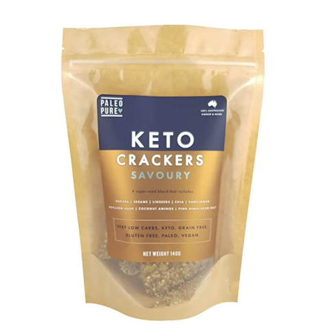 Paleo Pure - Keto Crackers - Savoury (140g)