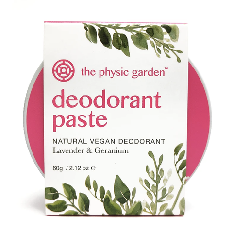 The Physic Garden - Deodorant Paste - Lavender and Geranium (60g)