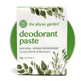 The Physic Garden - Deodorant Paste - Lemon Myrtle and Rosemary (60g)