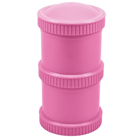 Re-Play - Snack Stack with 2 Pods and 1 Lid - Bright Pink