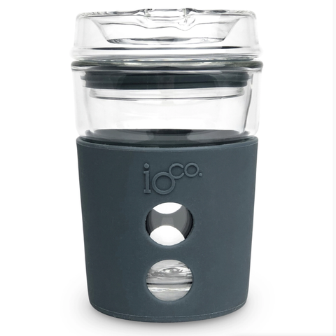 IOco -  All Glass Coffee Traveller - Midnight Blue (8oz)