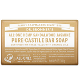 Dr Bronners - Castile Soap Bar - Sandalwood and Jasmine (140g)