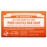 Dr Bronners - Castile Soap Bar - Tea Tree (140g)