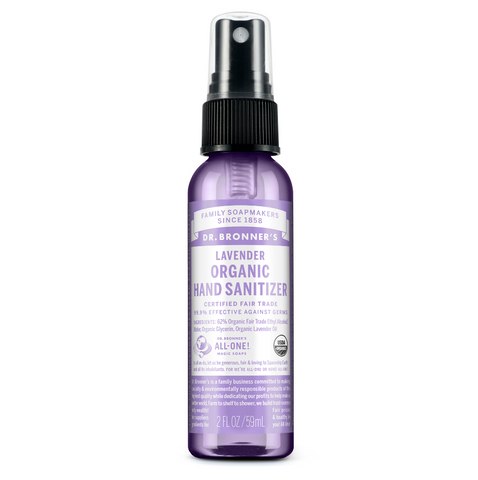 Dr Bronners -  Organic Lavender Hand Sanitizer (59ml)