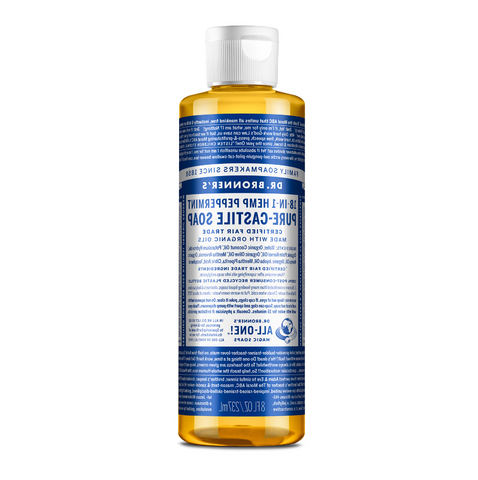 Dr Bronners - 18 in 1 Pure Castile Liquid Soap - Peppermint (237ml)