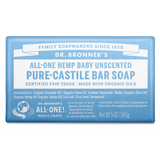 Dr Bronners - Castile Soap Bar  -  Baby Unscented (140g)